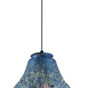 Lampa wisząca czarno-niebieska GALACTIC 1xE27x60W Candellux 924202 Lampa wisząca czarno-niebieska GALACTIC 1xE27x60W Candellux 924202