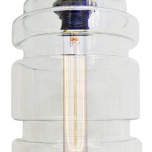Lampa wisząca czarno-przezroczysta DECORADO 1xE27x60W Candellux 924237 Lampa wisząca czarno-przezroczysta DECORADO 1xE27x60W Candellux 924237