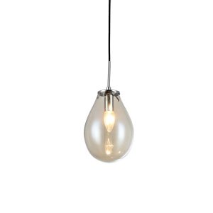 Lampa wisząca czarno-przezroczysta Fondi 1xE14x40W Light Prestige 852255 Lampa wisząca czarno-przezroczysta Fondi 1xE14x40W Light Prestige 852255