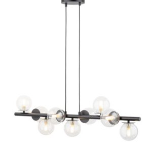 Lampa wisząca czarno-przezroczysty AVOLA 9xG9x12W Sigma Lighting 841626 Lampa wisząca czarno-przezroczysty AVOLA 9xG9x12W Sigma Lighting 841626