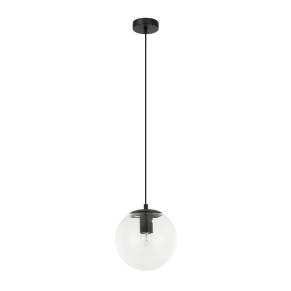 Lampa wisząca czarno-przezroczysty SARPO 1xE27x40W wym: 96x20x20 cm Italux 845769