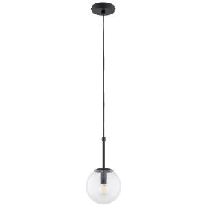Lampa wisząca czarno-przezroczysty SEBIA 1xE14x10W wym: 90x15x15 cm Alfa 836955 Lampa wisząca czarno-przezroczysty SEBIA 1xE14x10W wym: 90x15x15 cm Alfa 836955