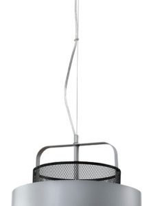 Lampa wisząca czarno-srebrna FIBA 1xE27x40W wym: 100x30x30 cm Candellux 924048 Lampa wisząca czarno-srebrna FIBA 1xE27x40W wym: 100x30x30 cm Candellux 924048