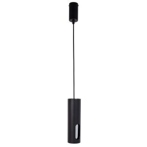 Lampa wisząca czarno-srebrna FLOW 1xGU10x10W wym: 130x6x6 cm Sigma Lighting 836159 Lampa wisząca czarno-srebrna FLOW 1xGU10x10W wym: 130x6x6 cm Sigma Lighting 836159