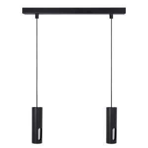 Lampa wisząca czarno-srebrna FLOW 2xGU10x10W Sigma Lighting 836956 Lampa wisząca czarno-srebrna FLOW 2xGU10x10W Sigma Lighting 836956