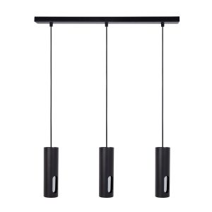 Lampa wisząca czarno-srebrna FLOW 3xGU10x10W Sigma Lighting 836894 Lampa wisząca czarno-srebrna FLOW 3xGU10x10W Sigma Lighting 836894