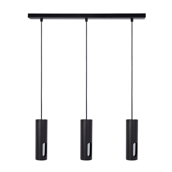 Lampa wisząca czarno-srebrna FLOW 3xGU10x10W Sigma Lighting 836894