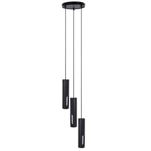 Lampa wisząca czarno-srebrna FLOW 3xGU10x10W Sigma Lighting 836210 Lampa wisząca czarno-srebrna FLOW 3xGU10x10W Sigma Lighting 836210