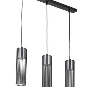 Lampa wisząca czarno-srebrna Fobia 3xGU10x25W Sigma Lighting 838028 Lampa wisząca czarno-srebrna Fobia 3xGU10x25W Sigma Lighting 838028