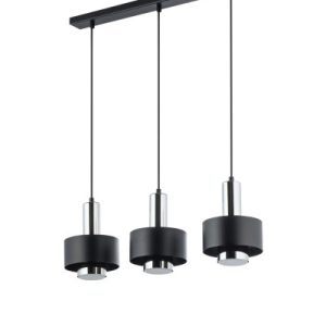 Lampa wisząca czarno-srebrna RIF LUX 3xGX53x12W Sigma Lighting 841845 Lampa wisząca czarno-srebrna RIF LUX 3xGX53x12W Sigma Lighting 841845