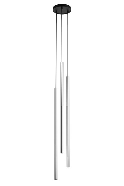 Lampa wisząca czarno-srebrna SOPEL LUX 3xG9x3W Sigma Lighting 837855