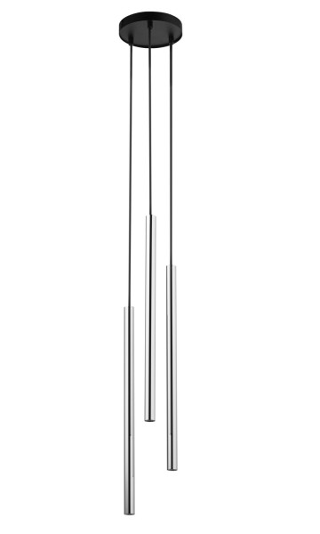 Lampa wisząca czarno-srebrna SOPEL LUX 3xG9x3W Sigma Lighting 837839