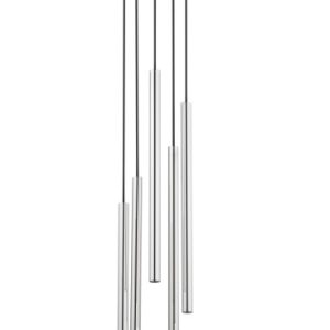 Lampa wisząca czarno-srebrna SOPEL LUX 5xG9x3W Sigma Lighting 838043 Lampa wisząca czarno-srebrna SOPEL LUX 5xG9x3W Sigma Lighting 838043