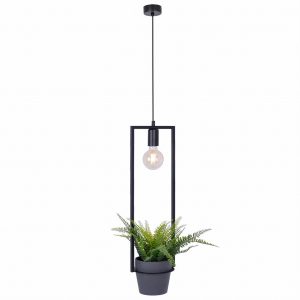 Lampa wisząca czarno-szara ESTERA 1xE27x60W wym: 100x19x19 cm Kaja 852731 Lampa wisząca czarno-szara ESTERA 1xE27x60W wym: 100x19x19 cm Kaja 852731