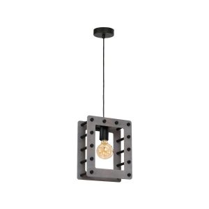 Lampa wisząca czarno-szara THEO 1xE27x60W wym: 90x23x14 cm Milagro 861013 Lampa wisząca czarno-szara THEO 1xE27x60W wym: 90x23x14 cm Milagro 861013