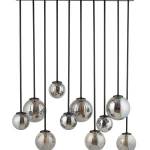 Lampa wisząca czarno-szara Tulia 10xG9x12W wym: 90x73x19 cm Sigma Lighting 836195 Lampa wisząca czarno-szara Tulia 10xG9x12W wym: 90x73x19 cm Sigma Lighting 836195