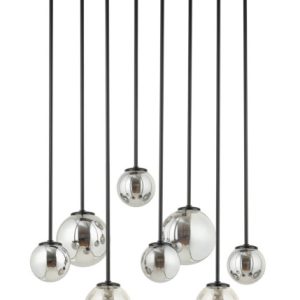 Lampa wisząca czarno-szara Tulia 8xG9x12W wym: 90x56x19 cm Sigma Lighting 836330 Lampa wisząca czarno-szara Tulia 8xG9x12W wym: 90x56x19 cm Sigma Lighting 836330