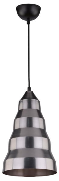 Lampa wisząca czarno-szara VESUVIO 1xE27x40W wym: 130x20x20 cm Candellux 924072