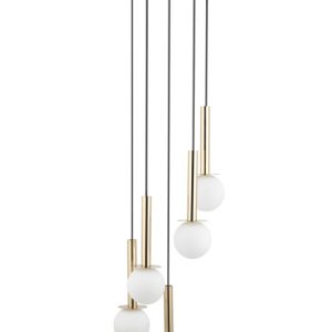 Lampa wisząca czarno-złota-biała DAISY 5xG9x12W Sigma Lighting 837886 Lampa wisząca czarno-złota-biała DAISY 5xG9x12W Sigma Lighting 837886