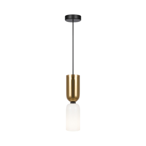 Lampa wisząca czarno-złota-biała Memory 1xE14x40W wym: 232x8x8 cm Maytoni 849194