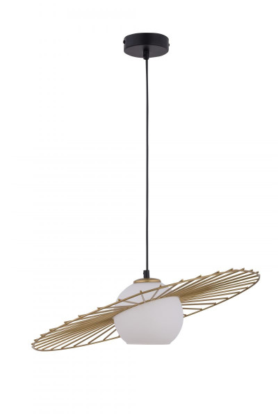 Lampa wisząca czarno-złota-biała Sol 1xE27x15W Sigma Lighting 837760