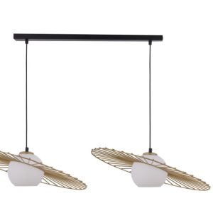 Lampa wisząca czarno-złota-biała Sol 2xE27x15W Sigma Lighting 837926 Lampa wisząca czarno-złota-biała Sol 2xE27x15W Sigma Lighting 837926