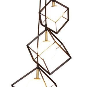 Lampa wisząca czarno-złota-biała WEERT 3xG9x28W wym: 120x20x28 cm Candellux 924122 Lampa wisząca czarno-złota-biała WEERT 3xG9x28W wym: 120x20x28 cm Candellux 924122