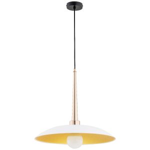 Lampa wisząca czarno-złota-biała-żółta VELIAN 1xE27x15W Alfa 837377 Lampa wisząca czarno-złota-biała-żółta VELIAN 1xE27x15W Alfa 837377