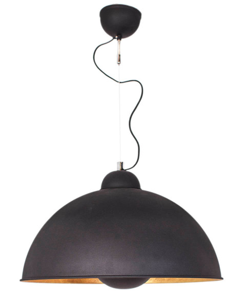 Lampa wisząca czarno-złota Captain 1xE27x60W wym: 150x53x53 cm By Rydens 851925