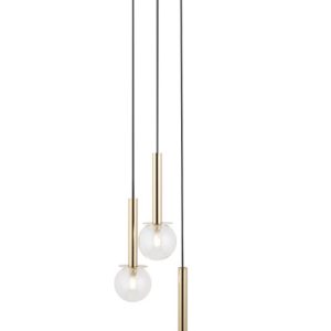 Lampa wisząca czarno-złota DAISY 3xG9x12W wym: 115x27x27 cm Sigma Lighting 837847 Lampa wisząca czarno-złota DAISY 3xG9x12W wym: 115x27x27 cm Sigma Lighting 837847