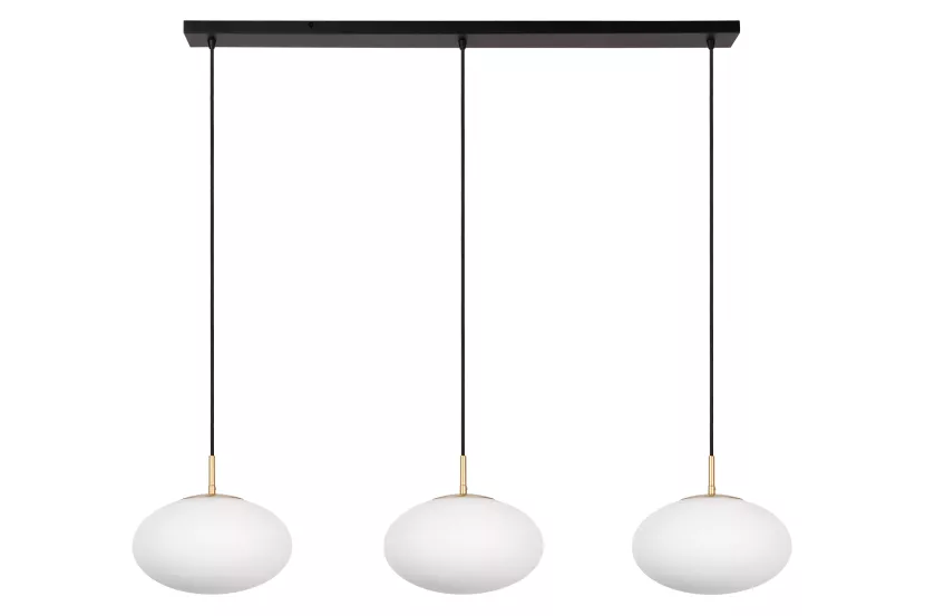 Lampa wisząca czarno-złota ELYSEE 3xE27x40W wym: 150x130x30 cm Lucide 850482