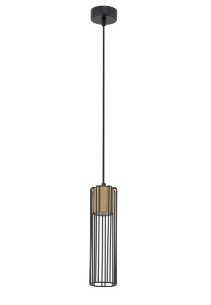 Lampa wisząca czarno-złota Fobia 1xGU10x25W wym: 80x8x8 cm Sigma Lighting 837814
