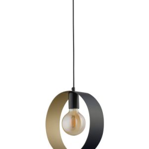 Lampa wisząca czarno-złota Happy 1xE27x15W wym: 100x25x16 cm Sigma Lighting 841942 Lampa wisząca czarno-złota Happy 1xE27x15W wym: 100x25x16 cm Sigma Lighting 841942