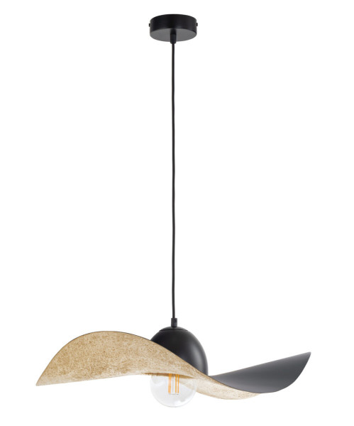 Lampa wisząca czarno-złota Kapello 1xE27x15W Sigma Lighting 841587