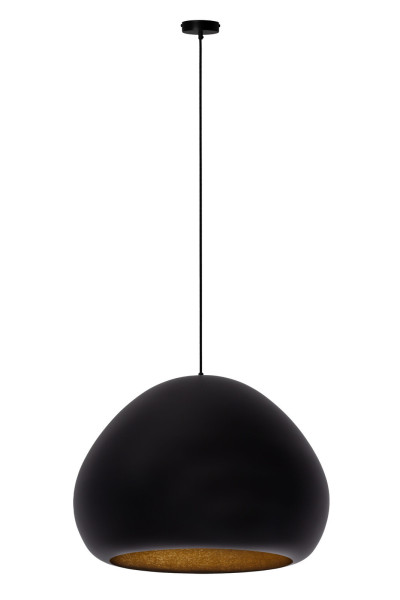 Lampa wisząca czarno-złota LAVA 1xE27x15W wym: 160x52x52 cm Sigma Lighting 841801
