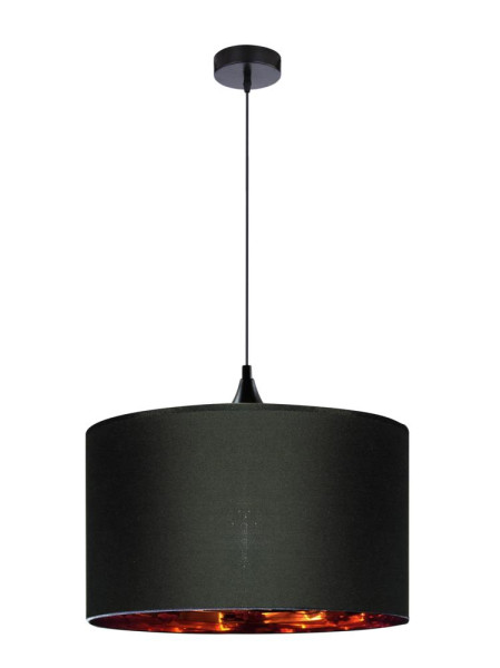Lampa wisząca czarno-złota LONG 1xE27x60W wym: 125x30x30 cm Candellux 924099
