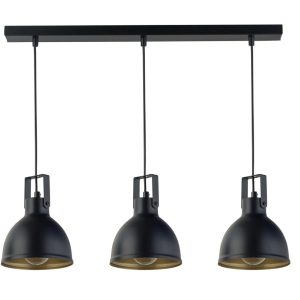 Lampa wisząca czarno-złota Mars 3xE27x15W wym: 65x60x15 cm Sigma Lighting 841870 Lampa wisząca czarno-złota Mars 3xE27x15W wym: 65x60x15 cm Sigma Lighting 841870