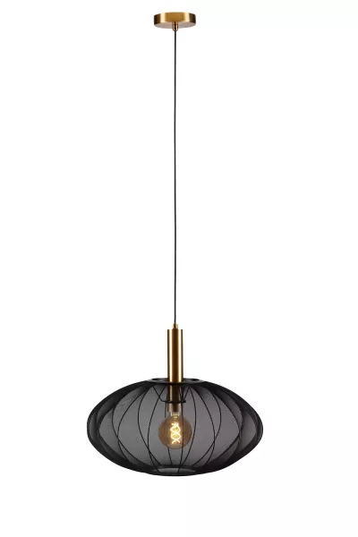 Lampa wisząca czarno-złota-odcienie złota CORINA 1xE27x40W Lucide 850302