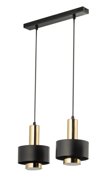 Lampa wisząca czarno-złota RIF LUX 2xGX53x12W Sigma Lighting 841582