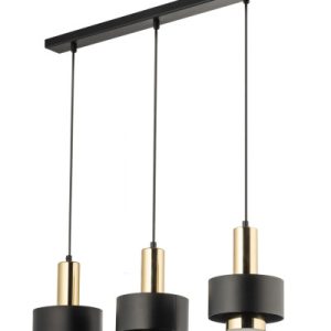 Lampa wisząca czarno-złota RIF LUX 3xGX53x12W Sigma Lighting 841789 Lampa wisząca czarno-złota RIF LUX 3xGX53x12W Sigma Lighting 841789