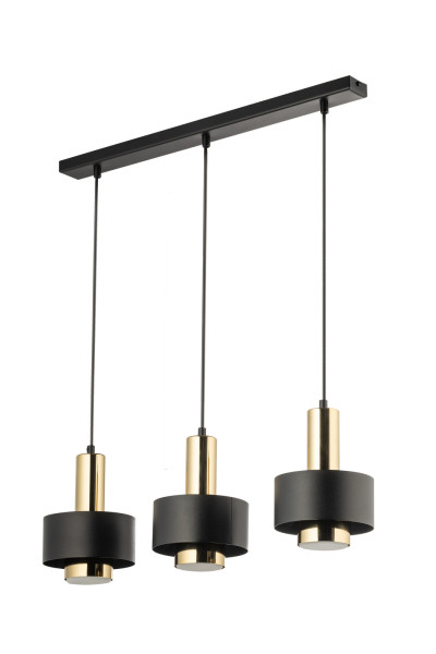 Lampa wisząca czarno-złota RIF LUX 3xGX53x12W Sigma Lighting 841789