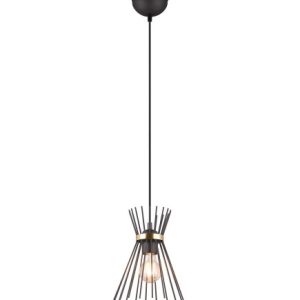 Lampa wisząca czarno-złota ROD 1xE27x40W wym: 150x20x20 cm RL 850979 Lampa wisząca czarno-złota ROD 1xE27x40W wym: 150x20x20 cm RL 850979