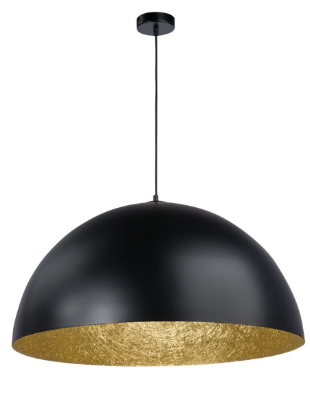 Lampa wisząca czarno-złota Sfera 1xE27x15W wym: 90x35x35 cm Sigma Lighting 837933