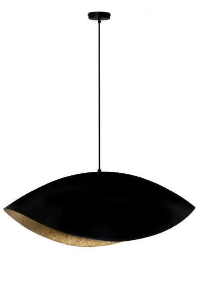Lampa wisząca czarno-złota SONA 1xE27x15W wym: 145x65x30 cm Sigma Lighting 837867