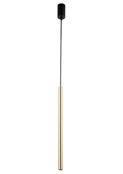 Lampa wisząca czarno-złota SOPEL LUX 1xG9x3W wym: 130x6x6 cm Sigma Lighting 837968