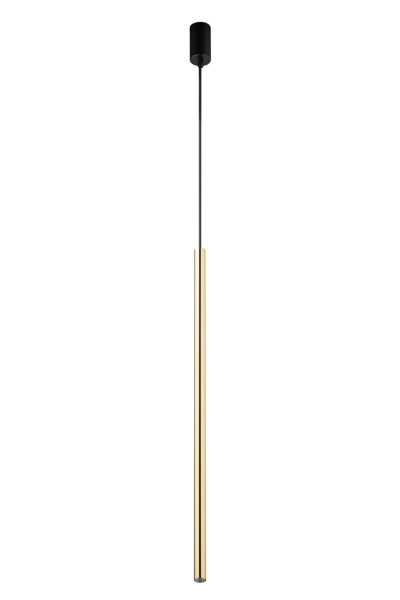 Lampa wisząca czarno-złota SOPEL LUX 1xG9x3W wym: 155x6x6 cm Sigma Lighting 838075