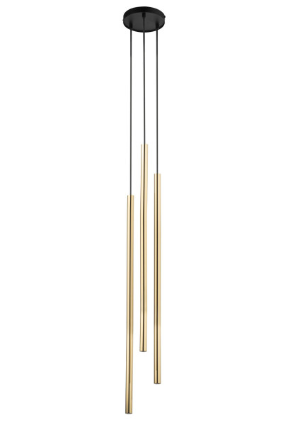 Lampa wisząca czarno-złota SOPEL LUX 3xG9x3W Sigma Lighting 837945
