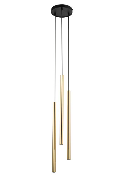 Lampa wisząca czarno-złota SOPEL LUX 3xG9x3W Sigma Lighting 837829