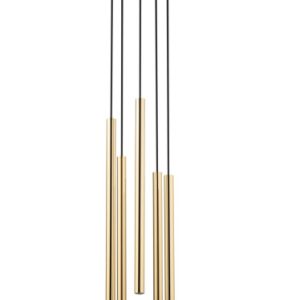 Lampa wisząca czarno-złota SOPEL LUX 5xG9x3W Sigma Lighting 837764 Lampa wisząca czarno-złota SOPEL LUX 5xG9x3W Sigma Lighting 837764