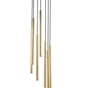 Lampa wisząca czarno-złota SOPEL LUX 7xG9x3W Sigma Lighting 838095 Lampa wisząca czarno-złota SOPEL LUX 7xG9x3W Sigma Lighting 838095